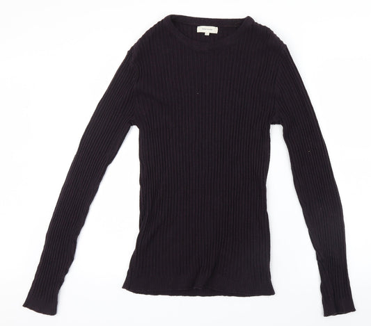 River Island Womens Purple  Knit Pullover Jumper Size L