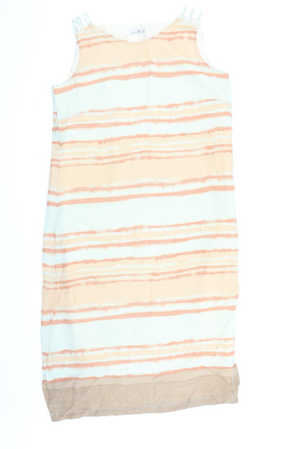 Front view of Paul Seperates women’s multicoloured paisley a-line, size UK 16