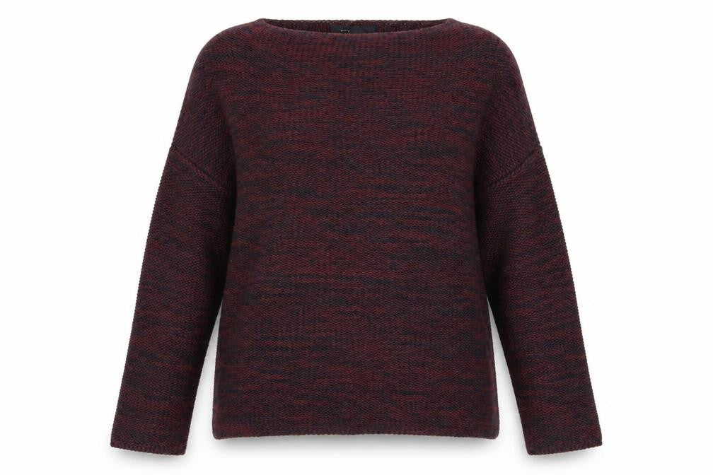 Atmosphere Womens Purple Herringbone  Pullover Jumper Size 6