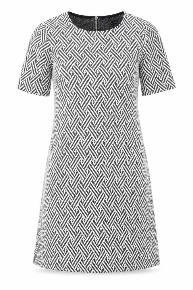 H&M Womens Blue Argyle/Diamond  T-Shirt Dress  Size 6