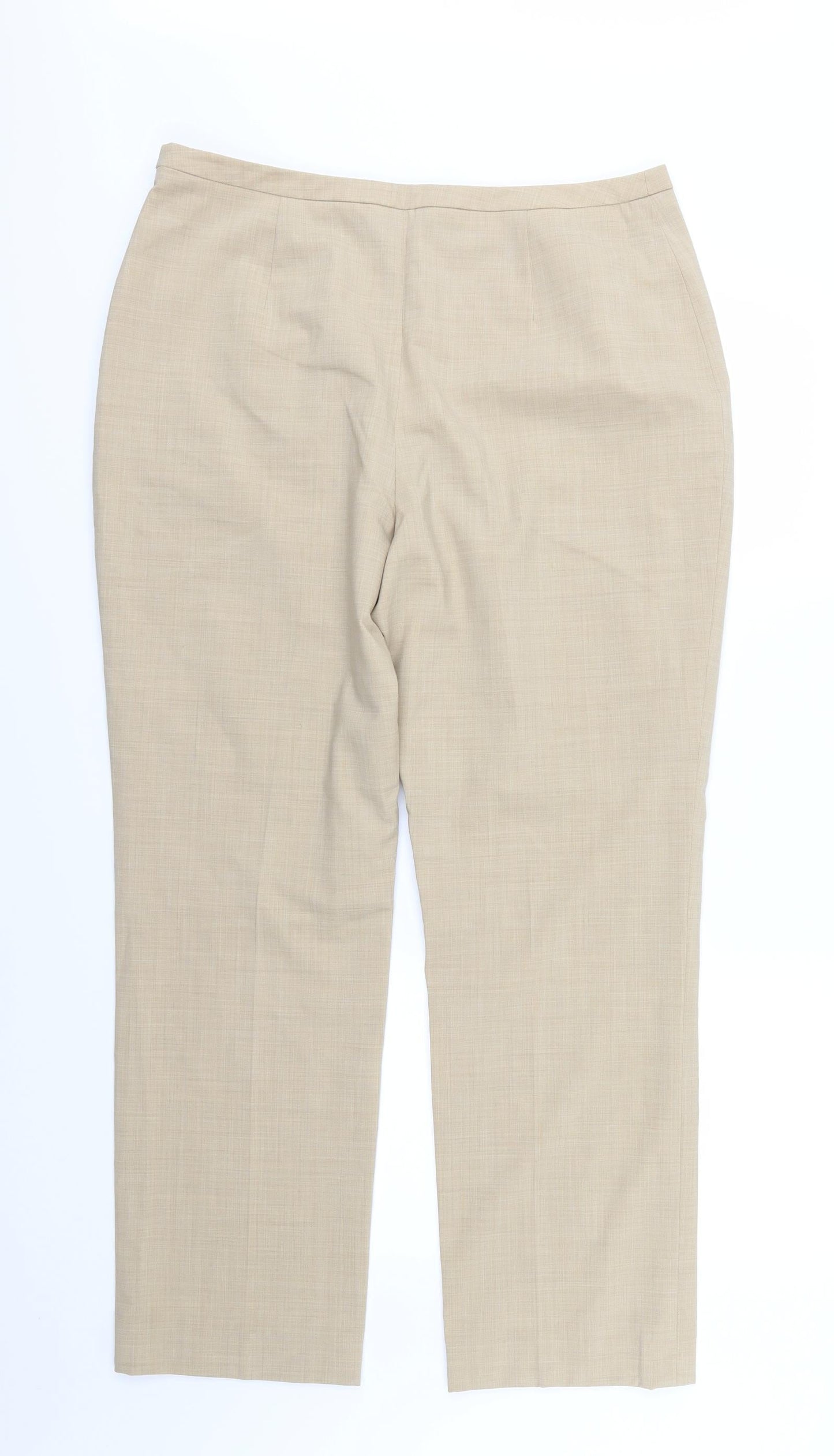 Artigiano Mens Beige   Trousers  Size 16 L30 in
