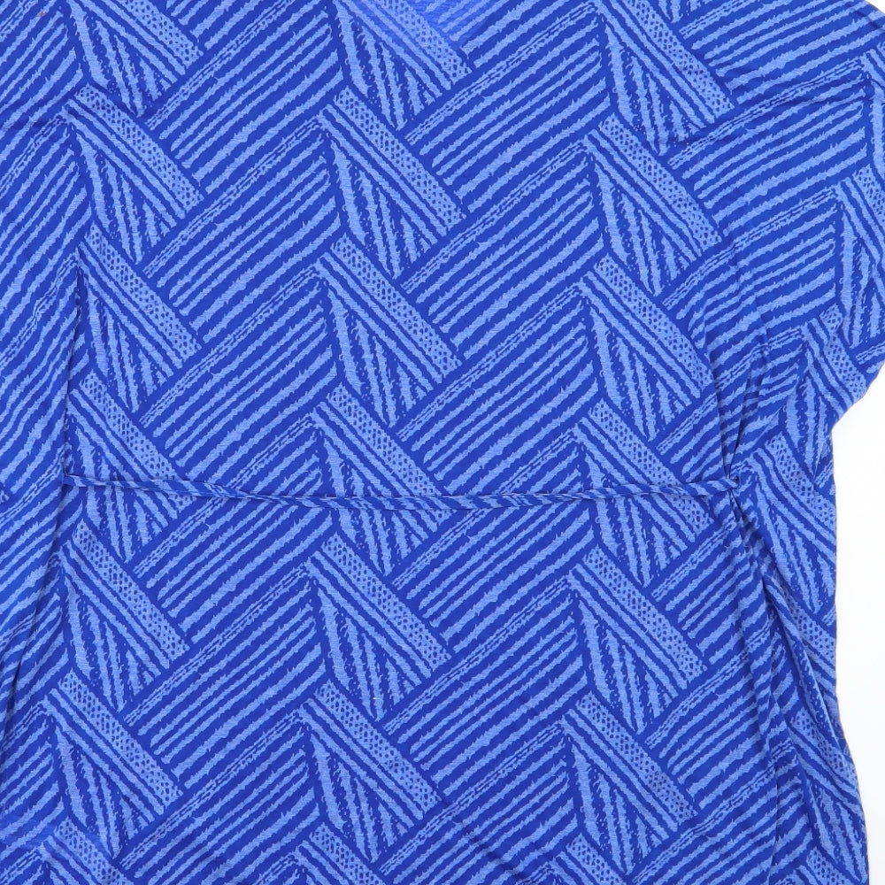 Primark Womens Blue Striped  Jersey T-Shirt Size 6