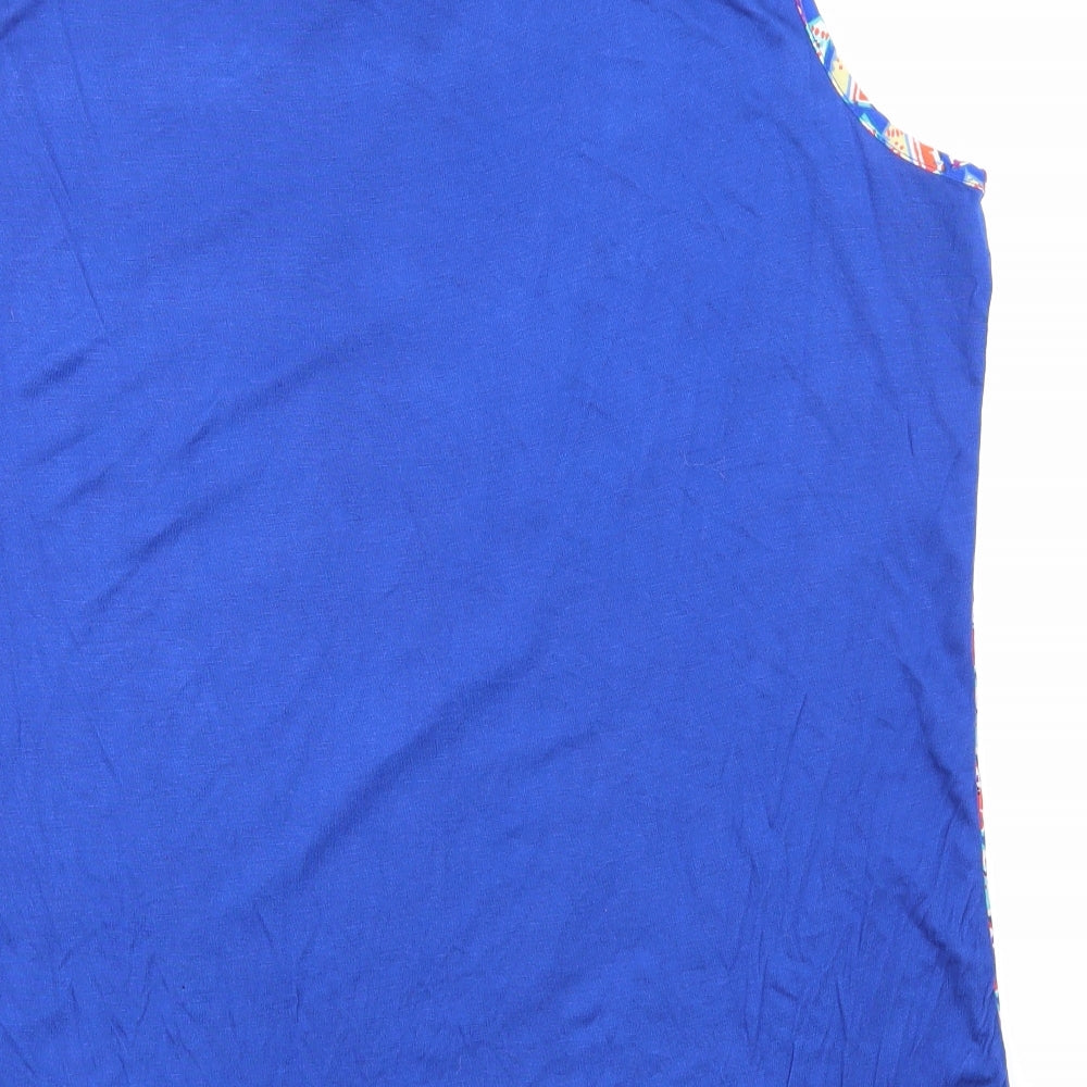 Dunnes Stores Womens Blue   Basic Blouse Size 20