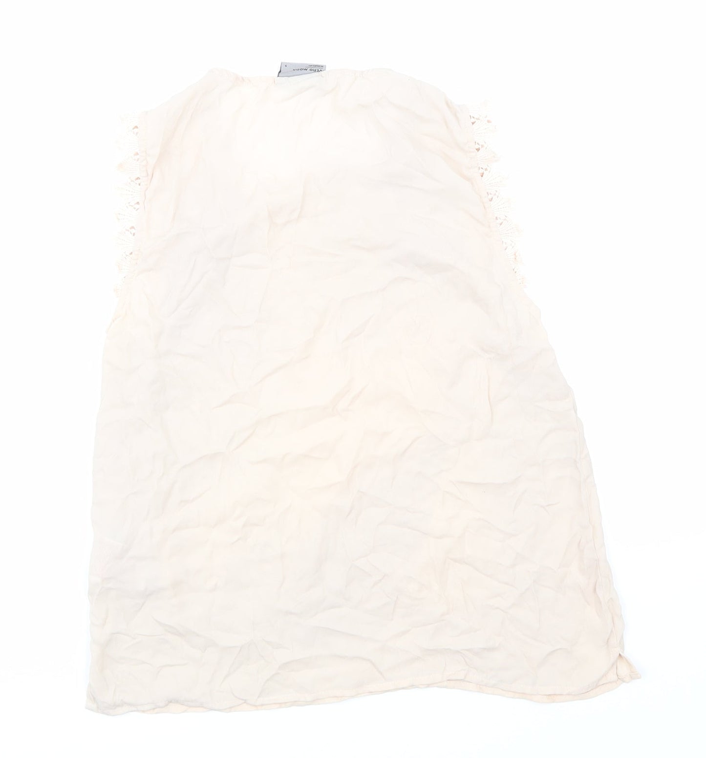 VERO MODA Womens Beige   Basic Blouse Size 8