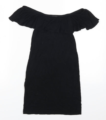 PRETTYLITTLETHING Womens Black   Mini  Size 6