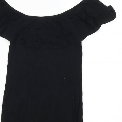 PRETTYLITTLETHING Womens Black   Mini  Size 6