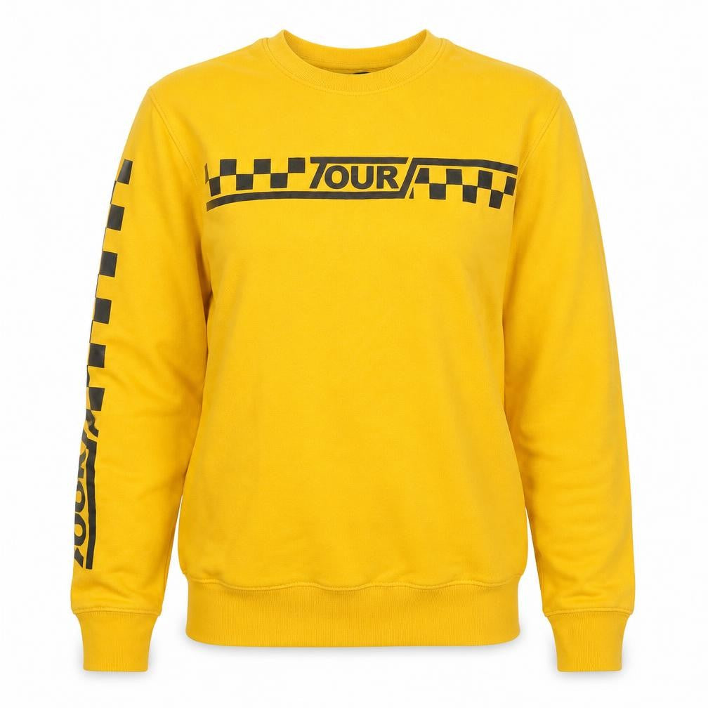 H&M Womens Yellow   Pullover Sweatshirt Size XS  - Team Bieber Justin Bieber