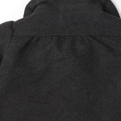 Brand and care label for Gap girls’ grey overcoat coat, size 3, years