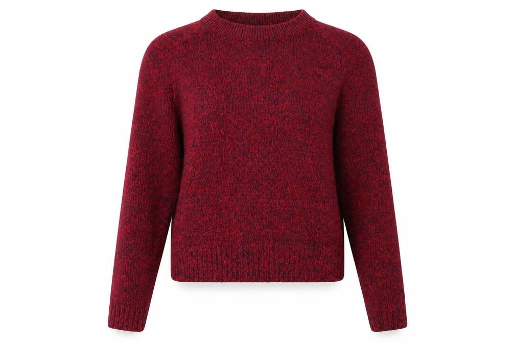 H&M Womens Red  Knit Pullover Jumper Size M