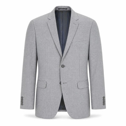 Front view of Topman men’s grey jacket suit jacket, size 38