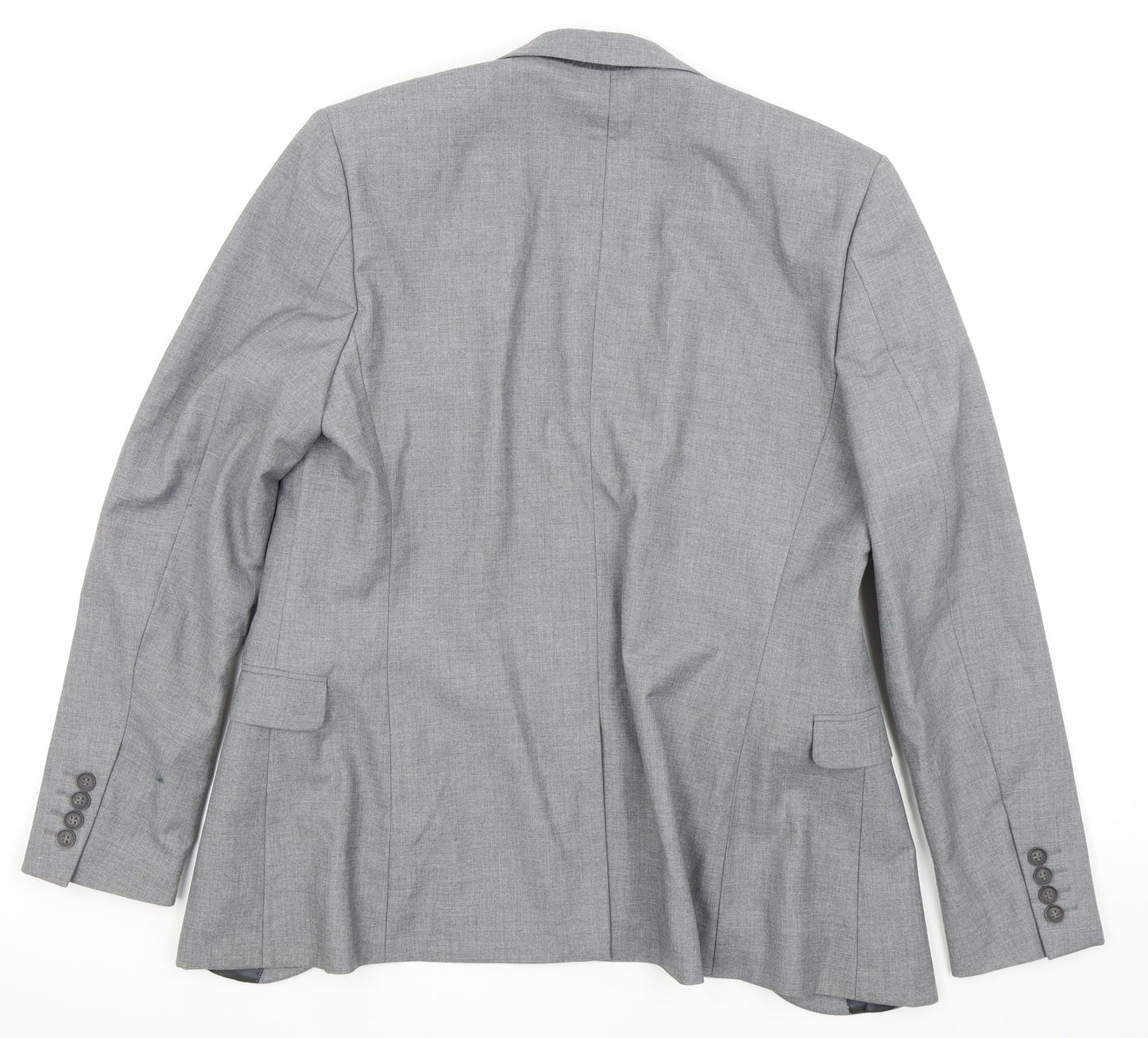 Topman Mens Grey   Jacket Suit Jacket Size 38