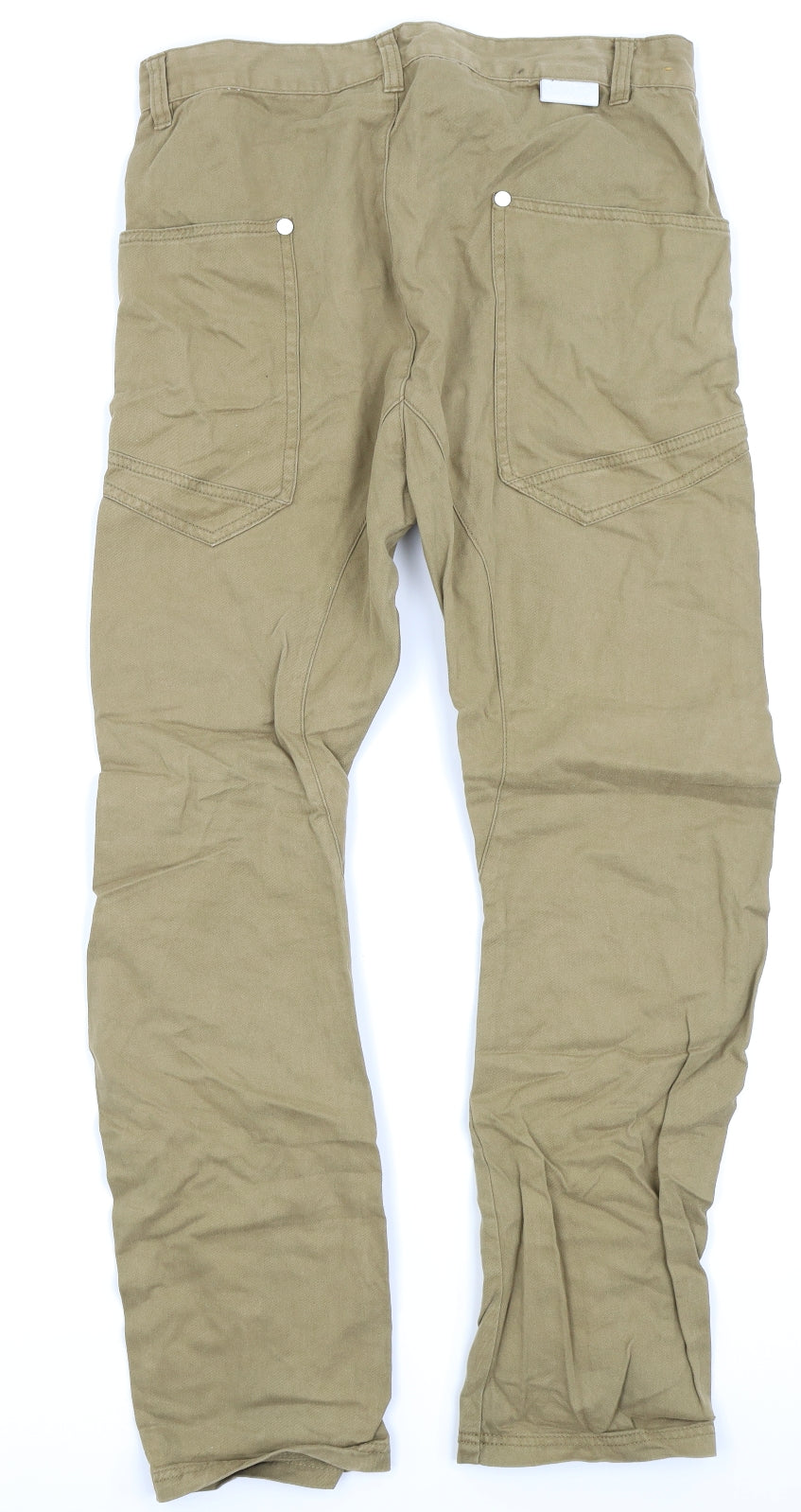 Soul Star Mens Beige   Chino Trousers Size 30 L25 in