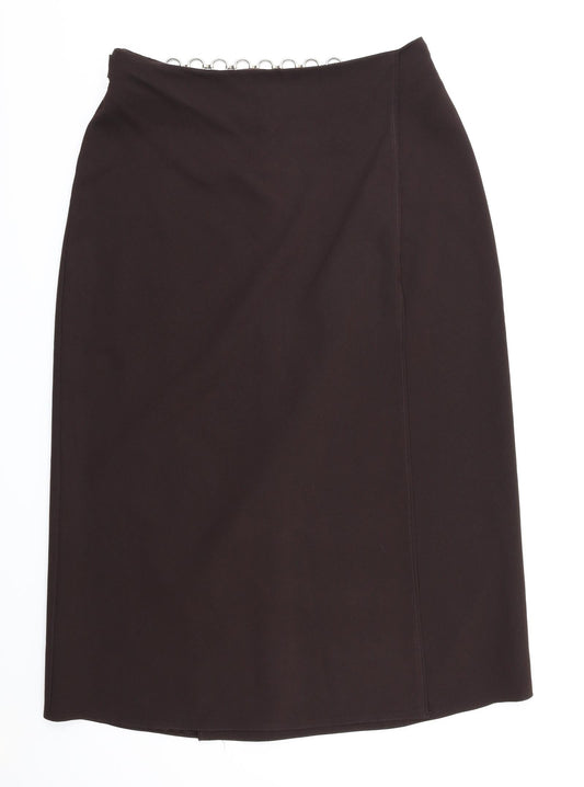 Try Clothing  Womens Brown   A-Line Skirt Size 14