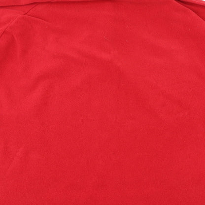 Brand and care label for Decathlon Creation men’s red jumper, size XL, - fleece
