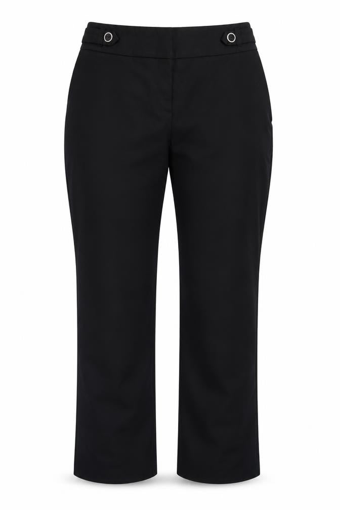Preworn Womens Black   Trousers  Size 14 L26 in