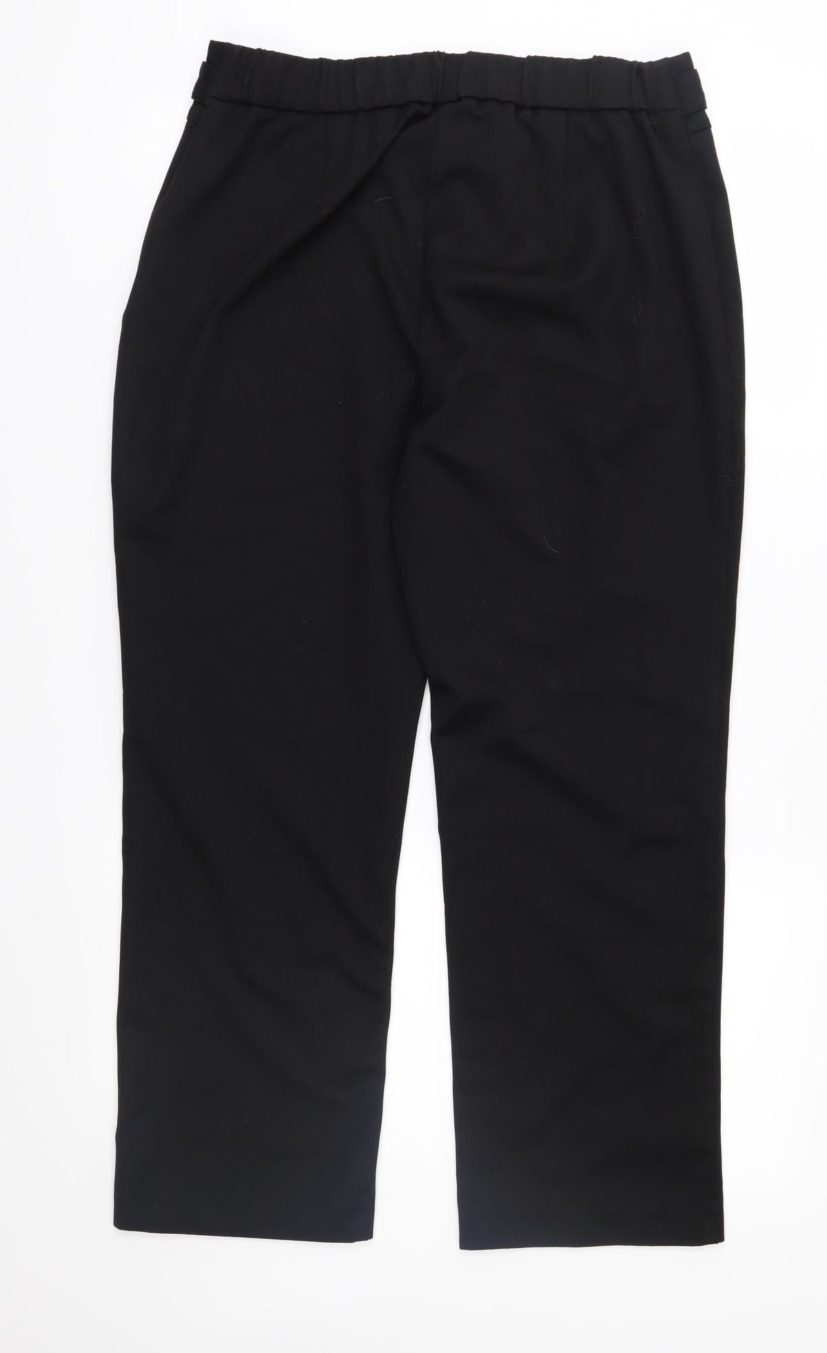 Preworn Womens Black   Trousers  Size 14 L26 in
