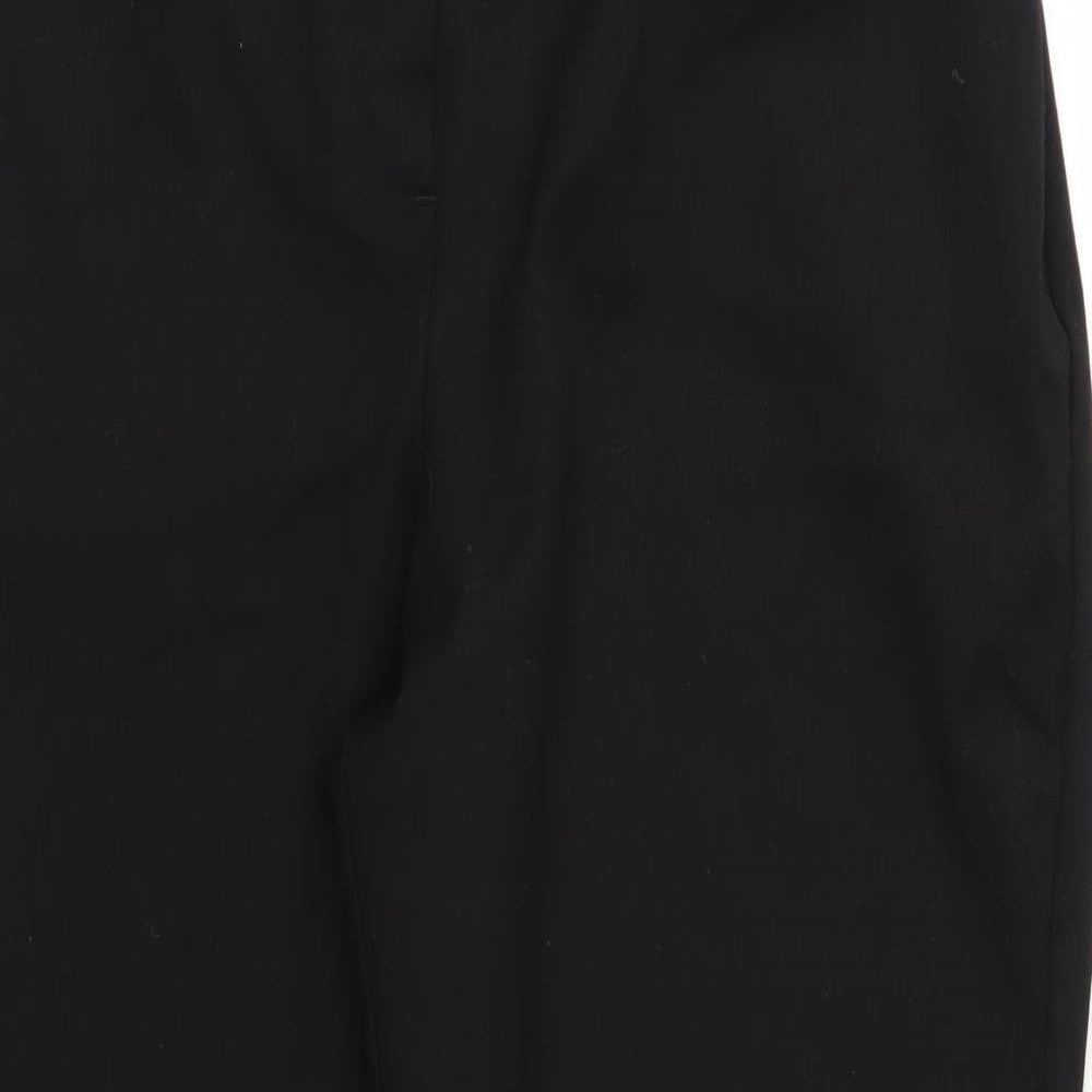 Preworn Womens Black   Trousers  Size 14 L26 in