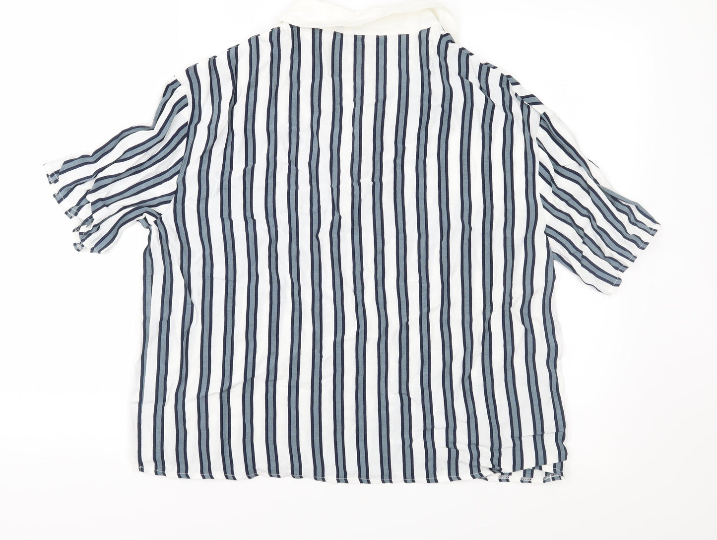 ASOS Womens Ivory Striped  Basic Blouse Size 10