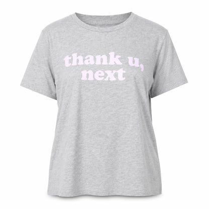 Front view of Bravado women’s grey jersey basic t-shirt, size L