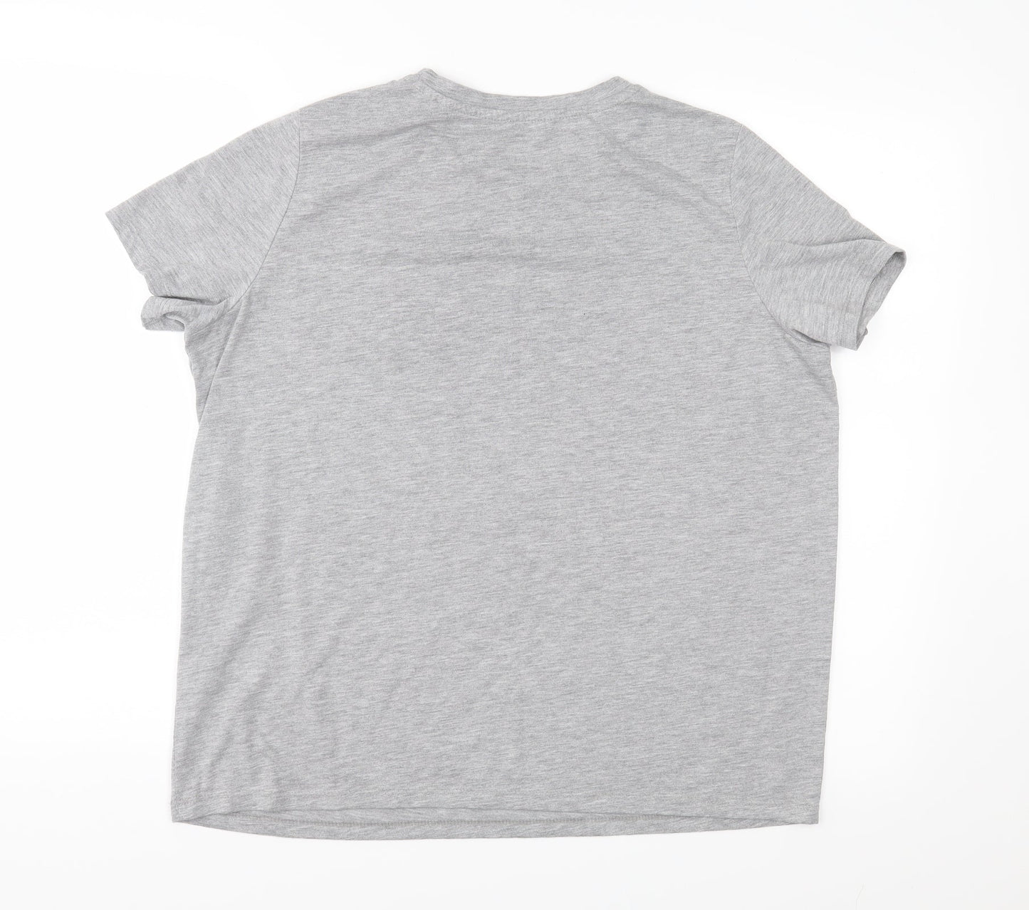 Bravado Womens Grey  Jersey Basic T-Shirt Size L