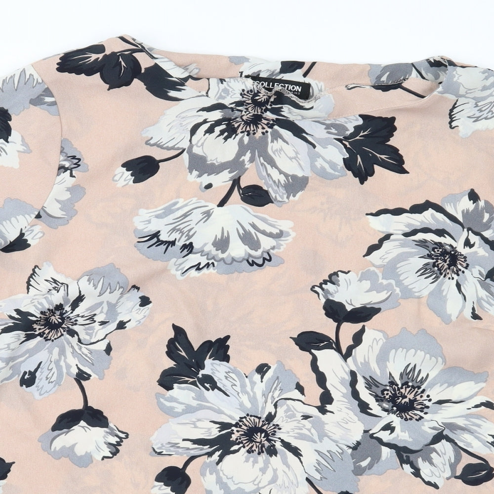 Debenhams Womens Pink Floral  Basic Blouse Size 14