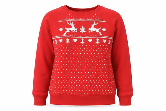 H&M Womens Red   Pullover Sweatshirt Size M