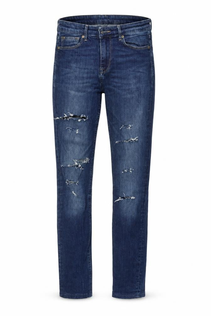 Preworn Womens Blue   Straight Jeans Size 28 L32 in