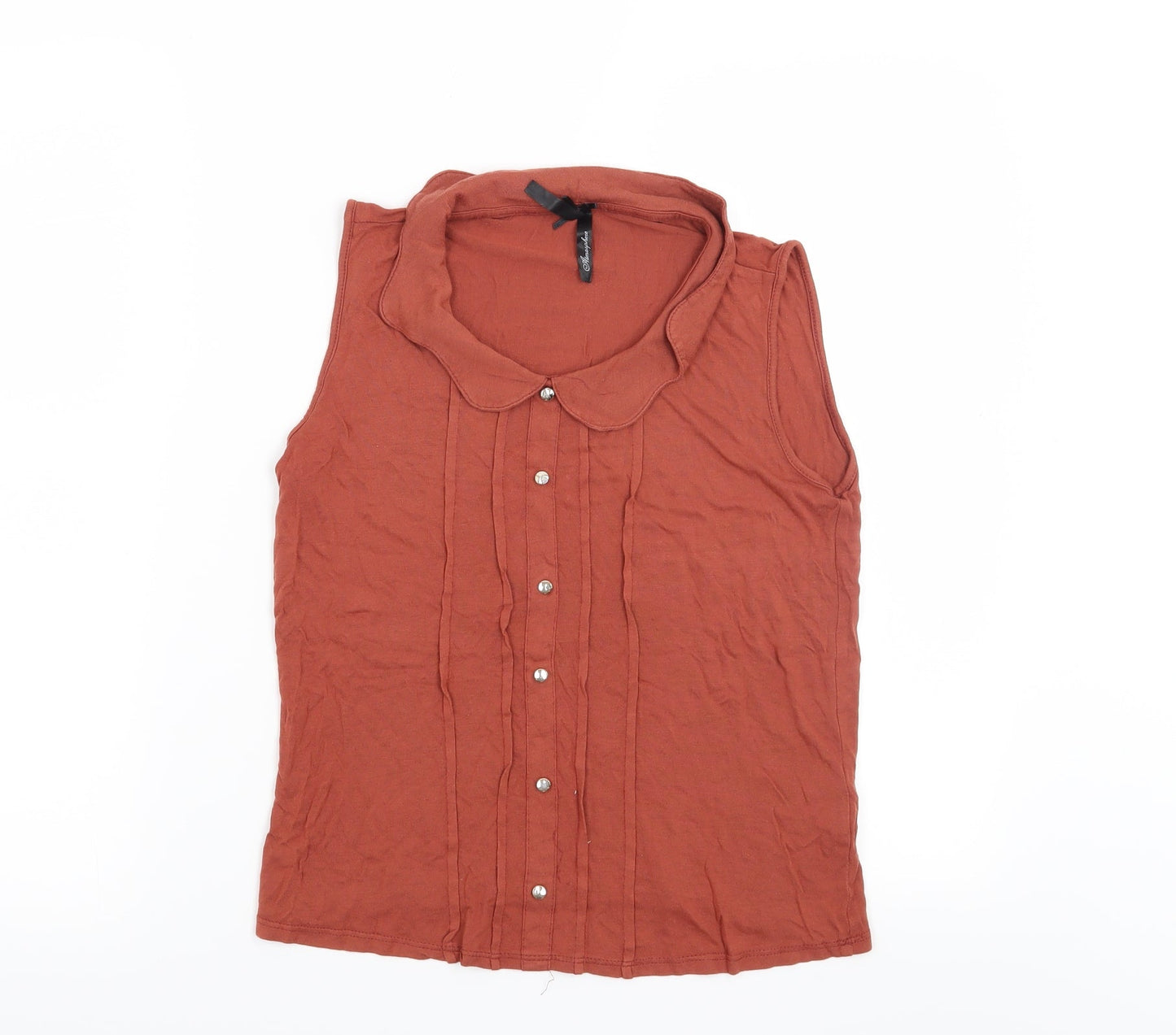 Atmosphere Womens Orange   Basic Blouse Size 8