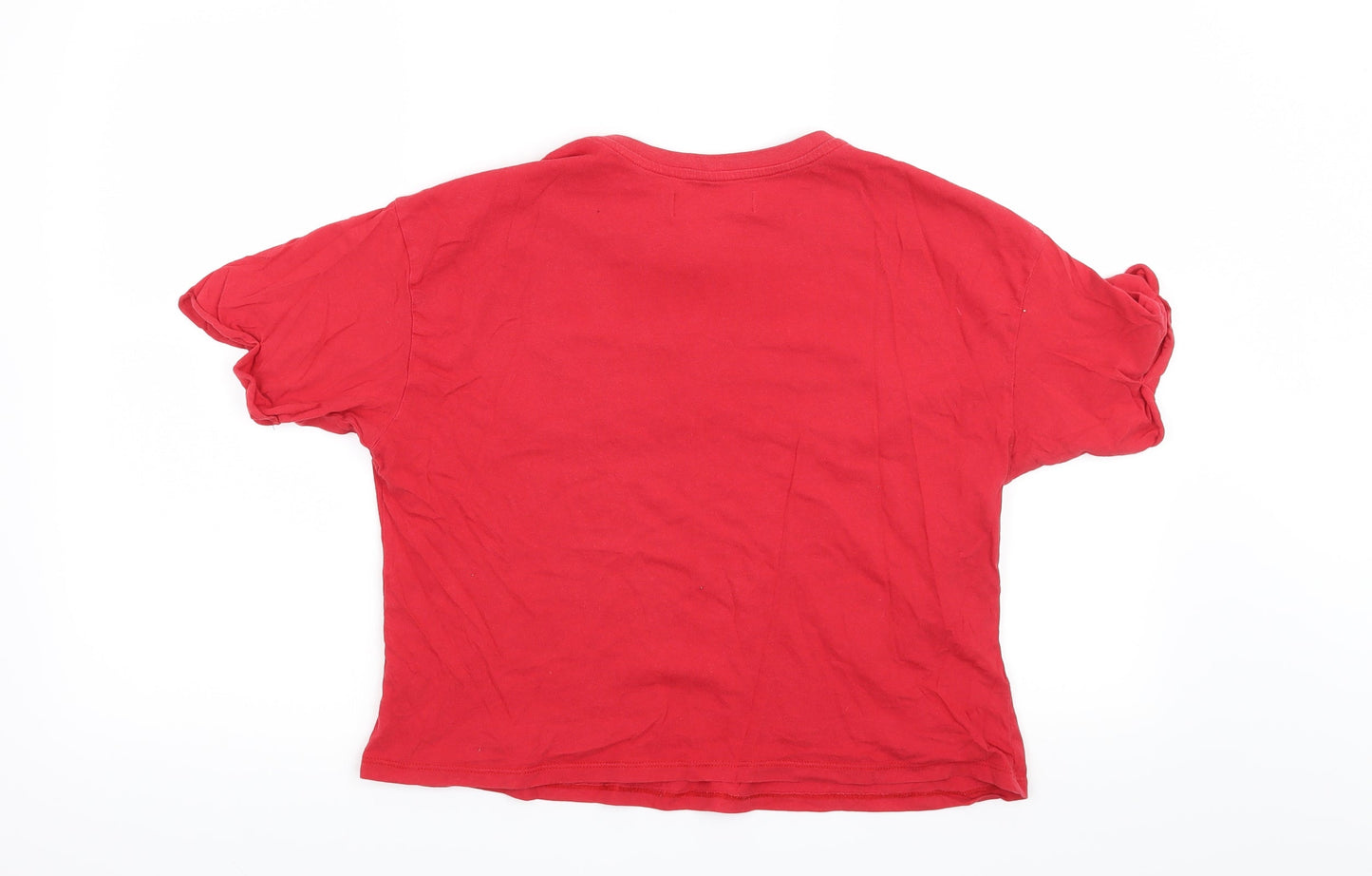 Preworn Womens Red   Basic T-Shirt Size S