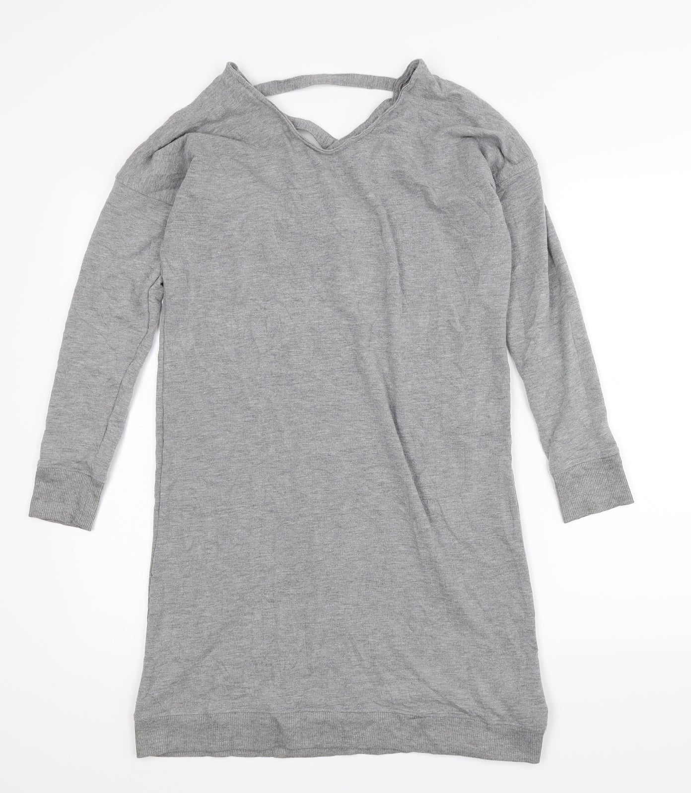 Preworn Womens Grey   T-Shirt Dress  Size S