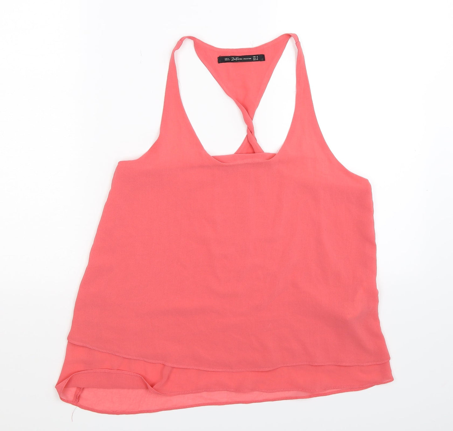 Zara Womens Pink   Basic Tank Size S