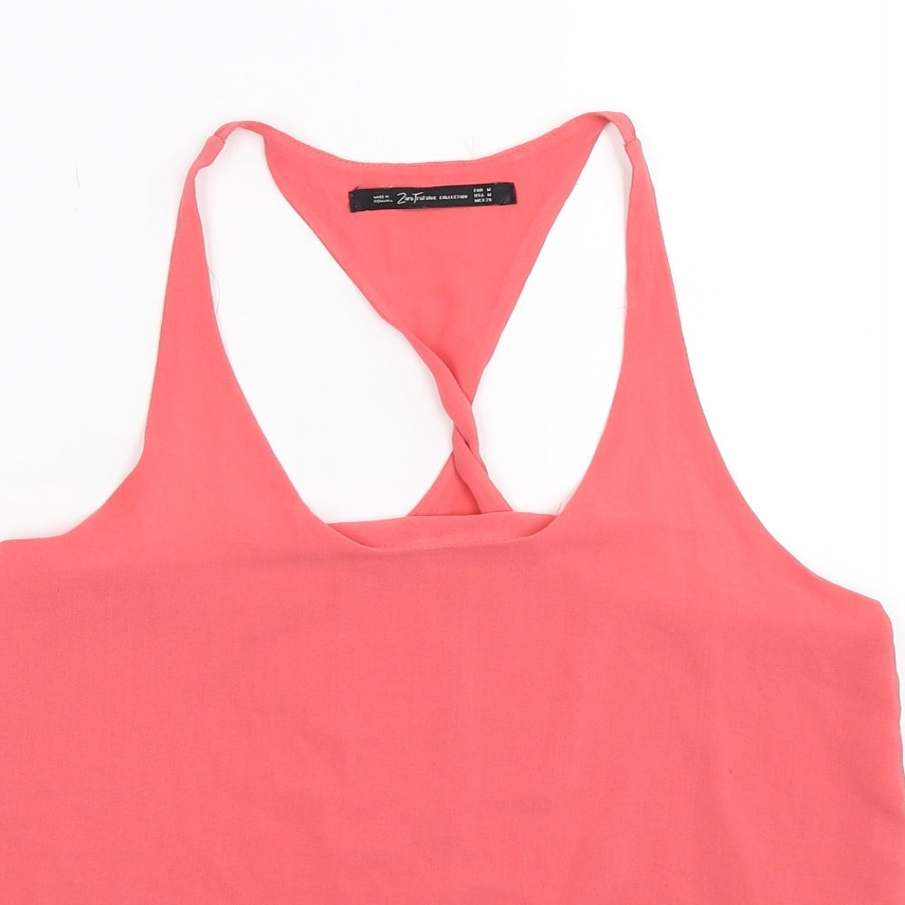 Zara Womens Pink   Basic Tank Size S