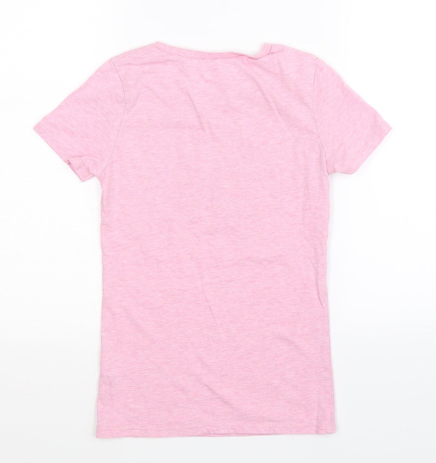 University of Leeds Womens Pink   Basic T-Shirt Size XS