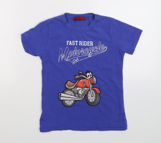 Ben Nevis Boys Blue   Basic T-Shirt Size 6 Years