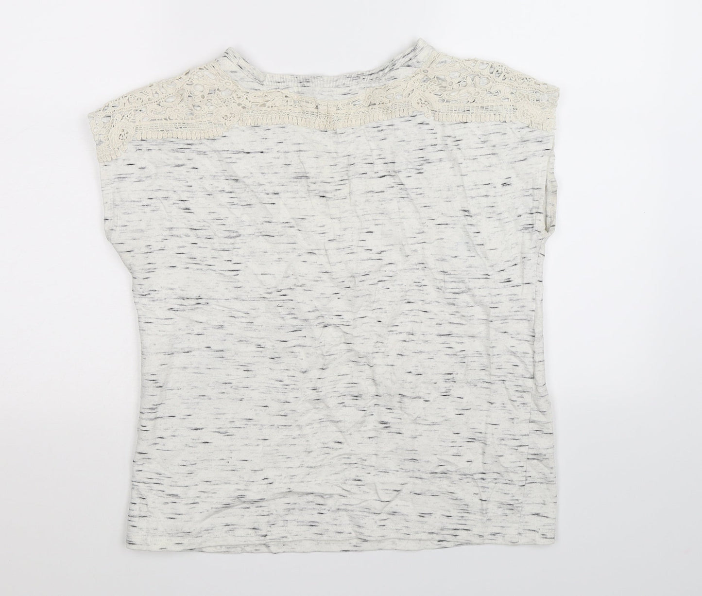 Cynthia Rowley Womens White   Basic T-Shirt Size S