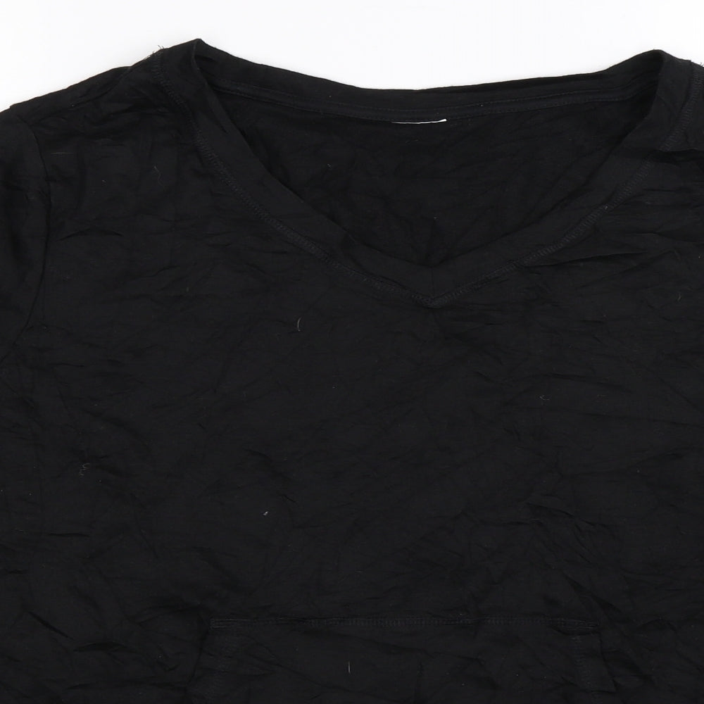 Preworn Womens Black   Pullover Sweatshirt Size 2XL