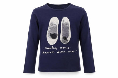 Front view of Zara boys’ blue basic t-shirt, size 11-12, years
