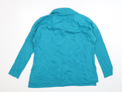 Back view of Marc New York women’s blue jumper, size 2XL