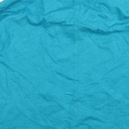 Brand and care label for Marc New York women’s blue jumper, size 2XL