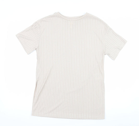H&M Womens Beige   Basic Blouse Size XS