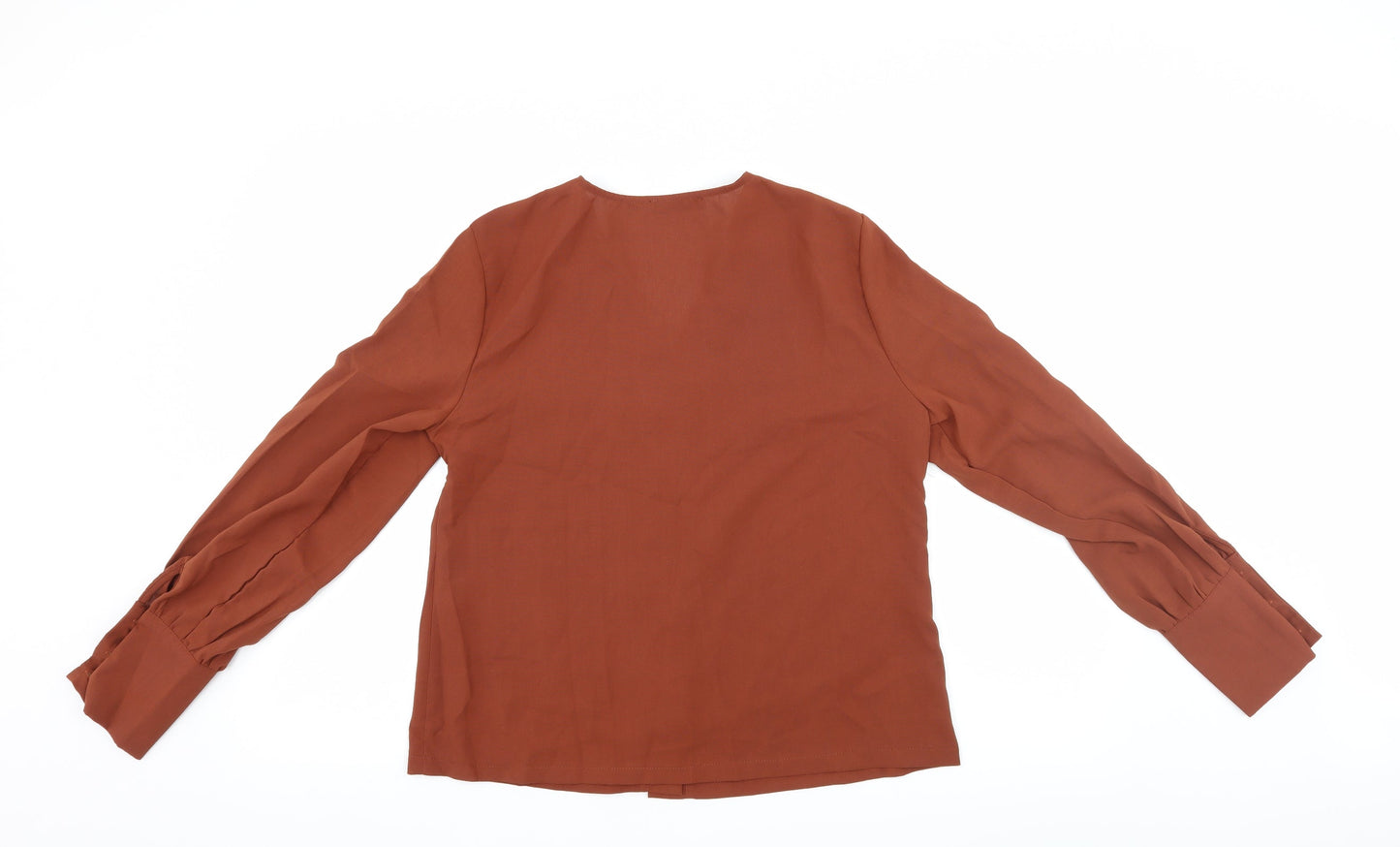 Shien Womens Brown   Basic Blouse Size XS