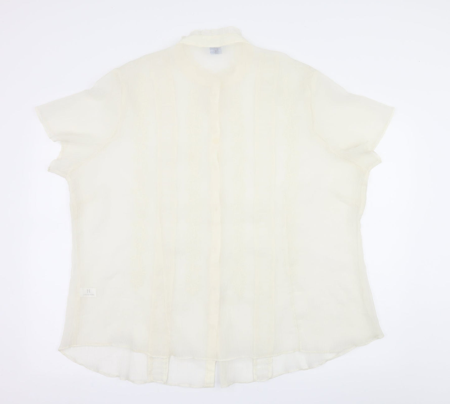 Joanna Hope Womens White   Basic Blouse Size 26