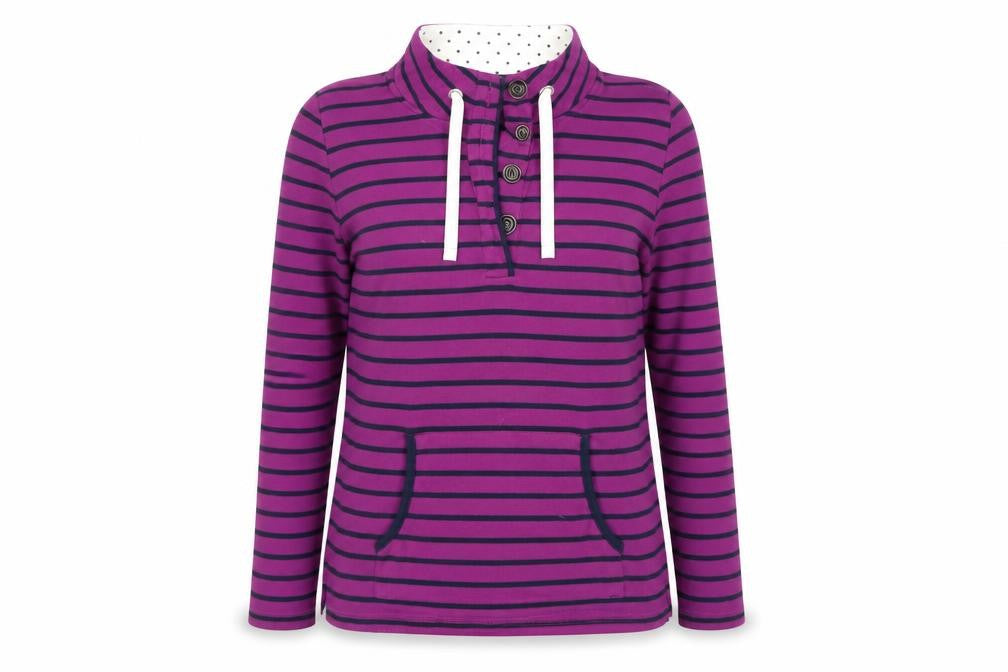 Bonmarché Womens Multicoloured Striped Pullover Jumper Size M