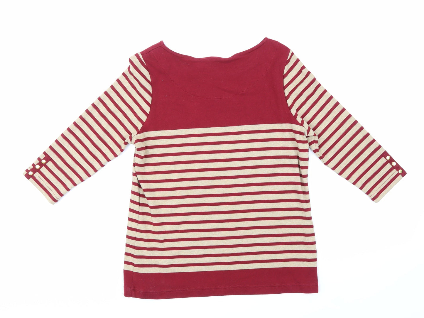 DASH Womens Multicoloured Striped  Pullover Jumper Size 14