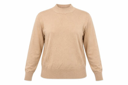 Front view of New Look women’s beige jumper, size UK 12