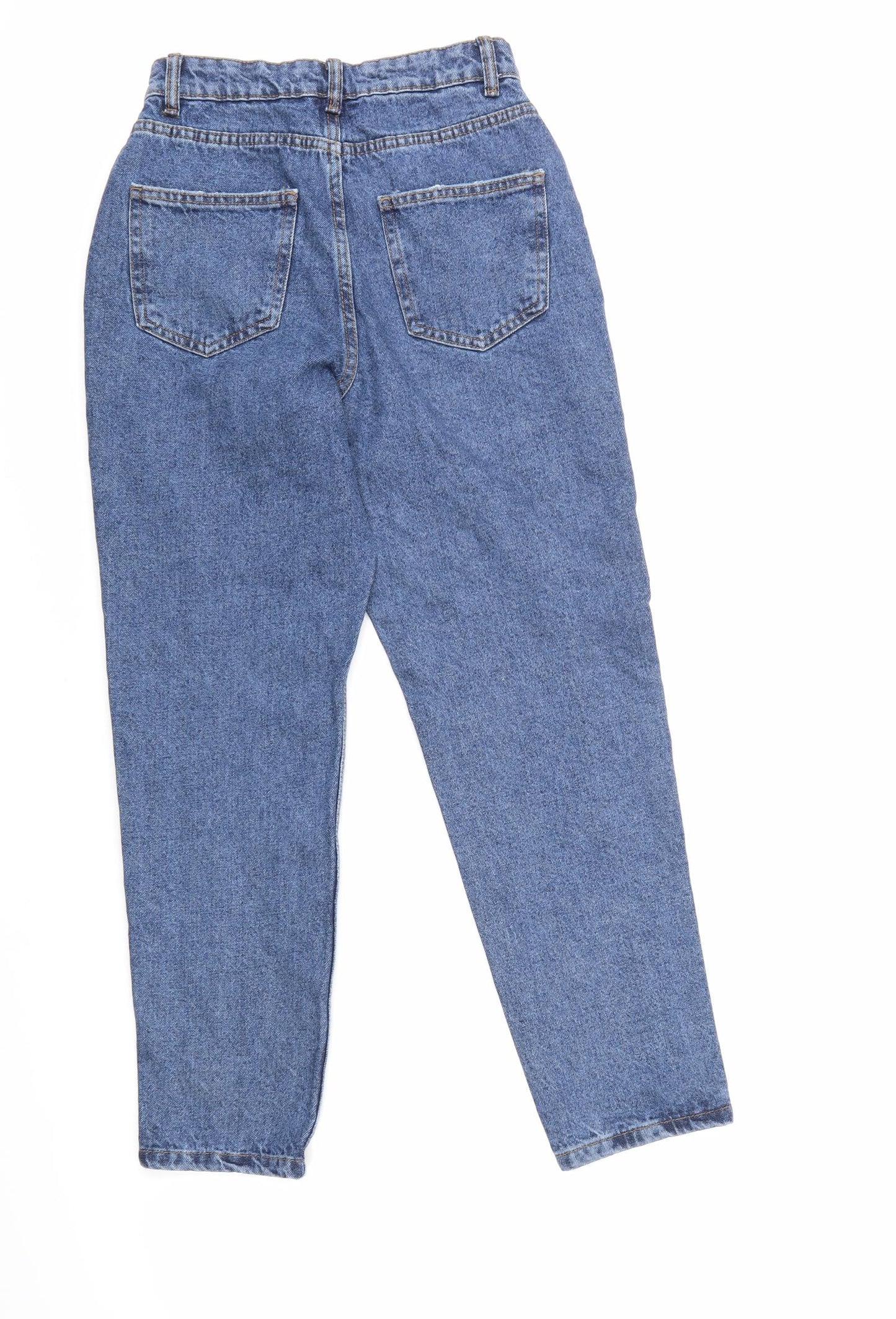Denim & Co. Womens Blue  Denim Straight Jeans Size 6 L26 in