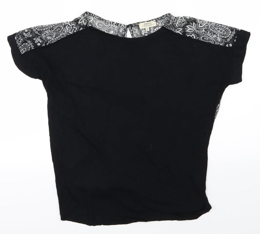 Papaya Womens Black   Basic Blouse Size 8