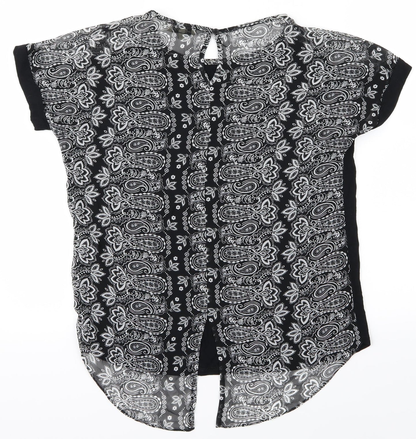 Papaya Womens Black   Basic Blouse Size 8