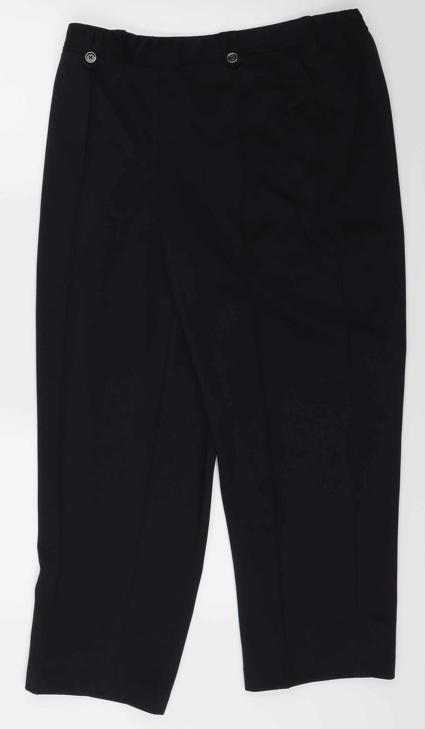 BM Womens Blue   Dress Pants Trousers Size 16 L25 in