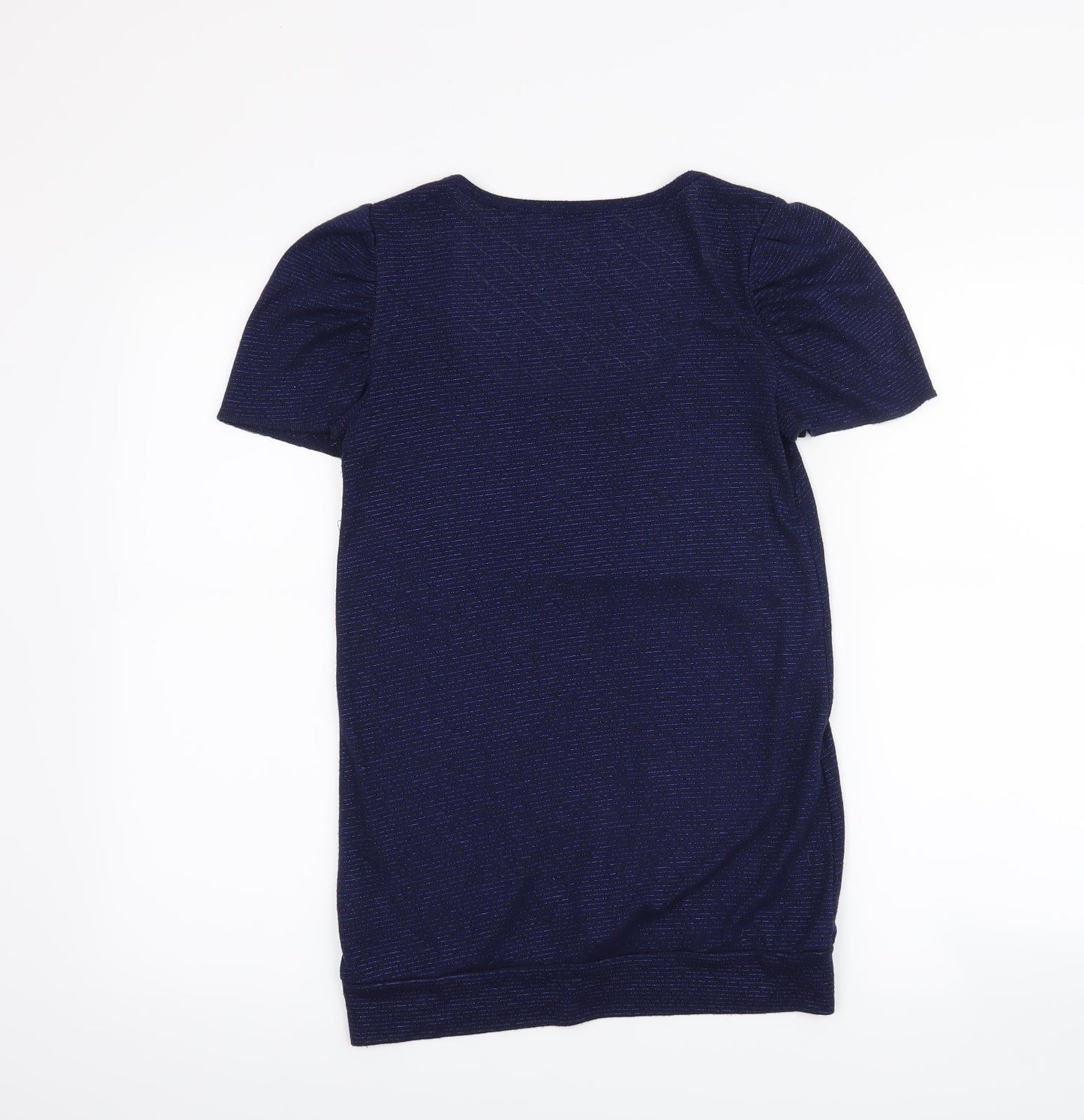 Topshop Womens Blue   Basic T-Shirt Size 10